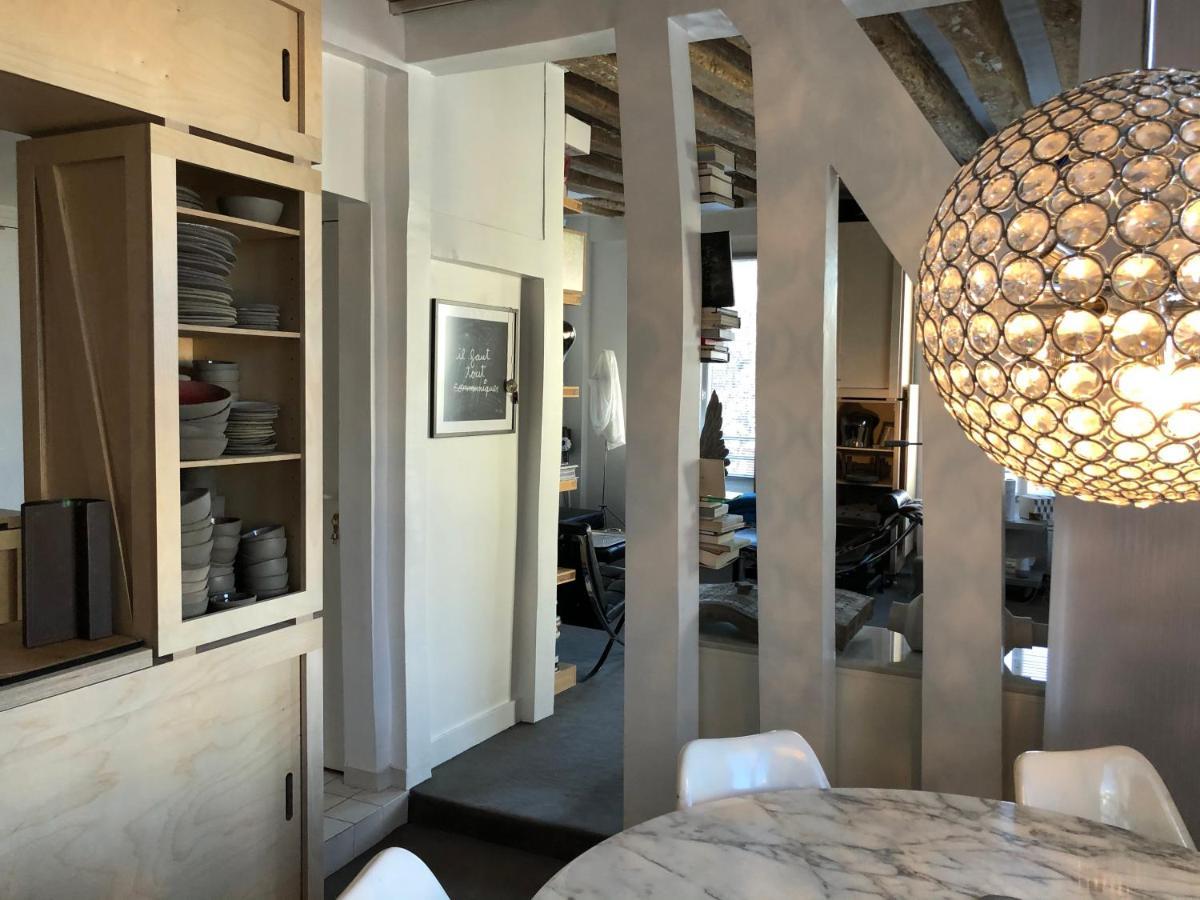 Duplex Top Central Marais Paris Bagian luar foto